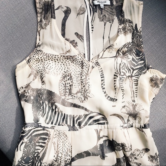 Madewell Dresses & Skirts - Madewell jungle safari animal print dress
